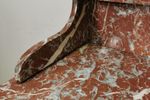 Antieke Franse Ladekast, Commode, Dressoir, Badkamermeubel Met Marmer Blad