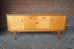 Vintage Dressoir Kastje Tvmeubel Tv Kast Lowboard Jaren 50