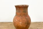 Partij Van 9 Kleine Antieke Terracotta Vazen