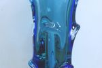 Blue Glass Vase By Jan Beranek For Sommerso Czech 1960S