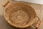Rotan Rond Rieten Mandje Fruitschaal Mand Bohemian | Kerst