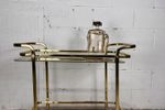 Vintage “Gouden” Barcart / Rolwagentje / Theewagen