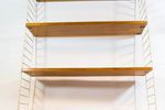 Nisse Strinning Wall Cabinet | Midcentury Modern Design | 4 Shelves | Vintage 60'S