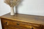 Antieke Ondiepe Ladekast (Commode) Met Mooie Patina