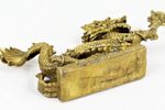 Tainrunse Good Luck Dragon Ornament Rijkdom brengen standbeeld Chinese Feng Shui Lucky Houten Dieren Beeldje voor Kantoor Thuis Groen 10 cm