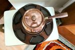 Fonduepan Gietijzer Geëmailleerd 15 Cm Rood - Geschikt Voor Inductie Voor 4 Tot 6 Personen Arome Fondue Set