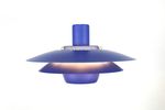 Blauw Gekleurde Top Design Lamp Van Jeka Metaltryk - Model Viola Type 3013-P - Denemarken 1980