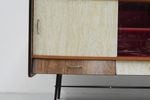 Vintage Formica Dressoir Met Schuifdeuren