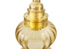 Vintage Hanglampje Geel Glas Roze