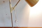Vintage Tafellamp Messing / Wit
