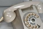 Vintage Bakelieten Witte Telefoon Ericsson
