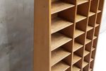 Vintage Kast Vakkenkast Industriele School Wandkast Retro