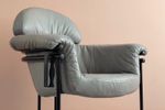 Postmodern Swivel Lounge Chair.