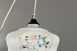 Prachtige Vintage Opaline Hanglamp