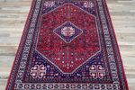 Handgeknoopt Qashqai Vloerkleed Rood 170X245Cm Perzisch Tapijt