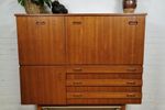 Vintage, Mid-Century Wandmeubel, Highboard, Barkast.