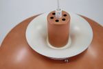 Great Looking Salmon Colored Danish Design Lamp By Jeka Metaltryk - Model Alexia 8025-P | 1970S L