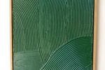 Schilderij Met Textuur “Wild Sea” Groen | 40X50Cm