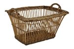 Grote Rieten Mand Dekens Xl Karaktervol 2De Helft 20Ste Eeuw 75Cm
