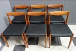 6 Wh Klein Dining Chairs For Bramin Denmark 1960S