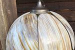 Prachtige Tiffany Glas In Lood Hanglamp Vintage