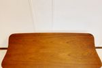 Vintage Salontafel Met Rotan Tijdschriftenplank