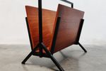 Mid Century Dutch Teak Magazine Holder, 1960S