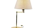 Goudkleurige Zwenk Lamp Regency Scharnierende Tafellamp 44Cm
