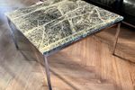 Vintage Salontafel Met Groen Marmeren Blad