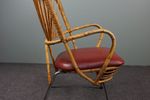 Zeer Zeldzame Rotan Design Fauteuil, Rohé Noordwolde