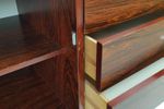 Vintage Dressoirtje Rosewood Fineer Lades