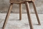 Antiek Krukje Rustieke Sidetable Eikenhout