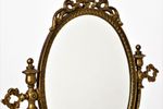 Franse Gouden Kapspiegel Make-Up Spiegel Barok Stijl Messing Koper 39Cm