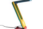 Foldable Desk Lamp In Primary Colors By Landlite, 1980S.