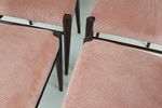 4 X Roze Pastoe Stoelen | Spijlenstoelen Roze