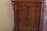 Biedermeier Penant Kastje 1850 Mahonie