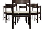 Wengé Dining Chairs (6) Attr. Pastoe 1960'S