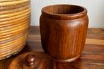 Dekselpot - Teak - Mid Century