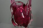 Roze Glazen Vaas, Josef Hospodka, Chribska Glasfabriek