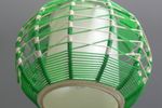 Green And White Pendant Lamp Eastern Germany 1960S