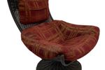 Gerard Van Den Berg Leren Rotan Lounge Chair Voor Montis