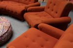 Hoekbank En Fauteuils Set | Terracotta