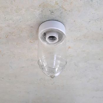 Bureaulamp Ancilla, glazen kap, brons/groen