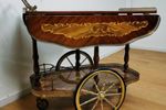 Vintage Opklapbare Trolley, Drankkar, Butlerwagen, Barcart