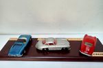 3 Oude Classic Dinky (Matchbox) Model Auto, Porsche, Ferrari, Mercedes