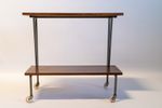 Trolly - Pastoe Stijl - Braakman - Fineer - Metaal - Bijzettafel - 60'S