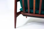 Green Danish 3-Seater Sofa In Rosewood