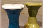 2 X Vintage 'Tamtam' Kruks, Kunststof. Prijs P/S