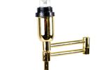 Goudkleurige Zwenk Lamp Regency Scharnierende Tafellamp 44Cm