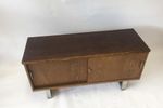 Vintage Houten Dressoir Waiko Wengé Hout